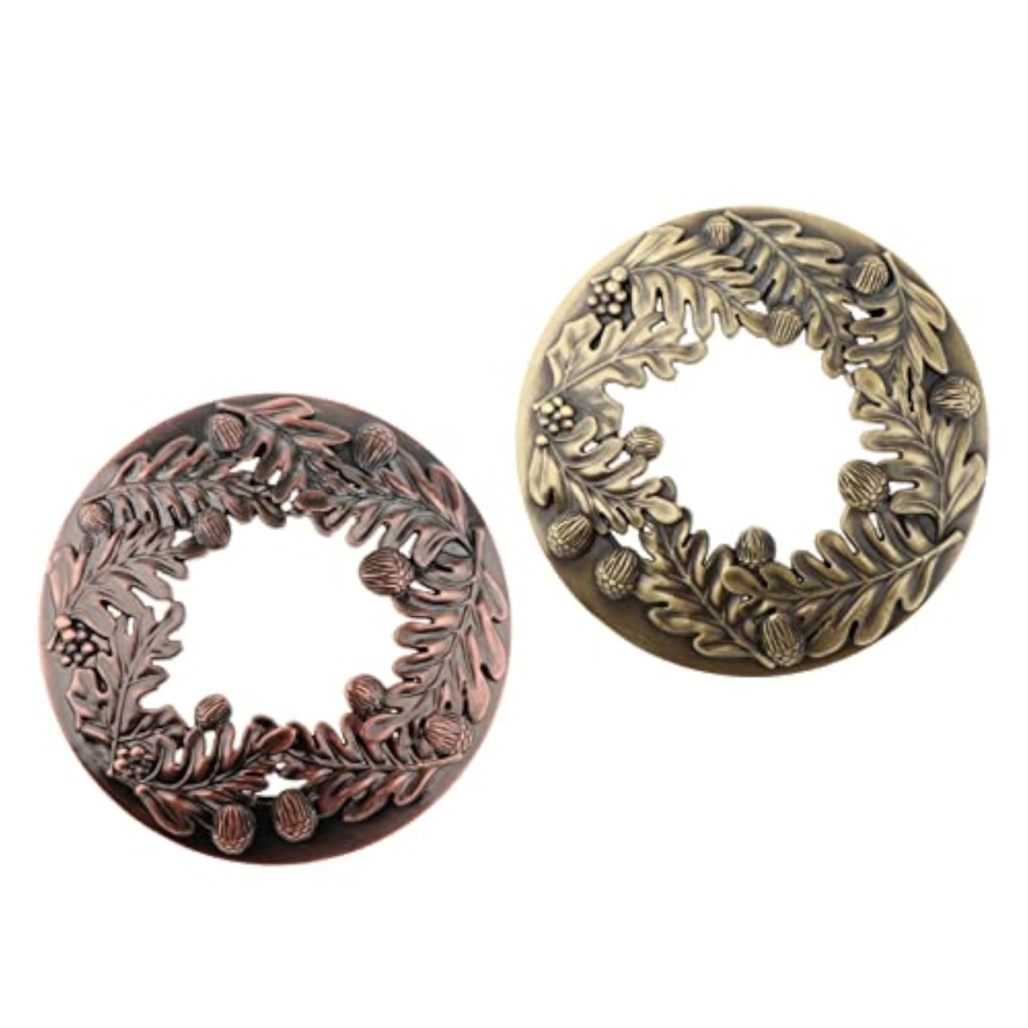 Hollowed Leaf Patterns Jar Candle Topper Cover Accessories
